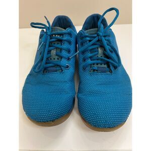 Nobull superfabric trainers in bright blue. Size 7.5(M)/9(W).